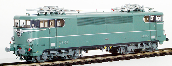 REE Modeles MB-080S - French Electric Locomotive Class BB 9262 of the SNCF original green livery, Paris-SO, Era III - DCC